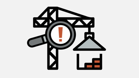 Icon Hausbau Baustelle